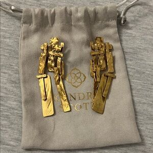 Kendra Scott Gold Geometric Earrings